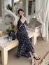 Summer Floral Spaghetti Straps Dress With Shrugs